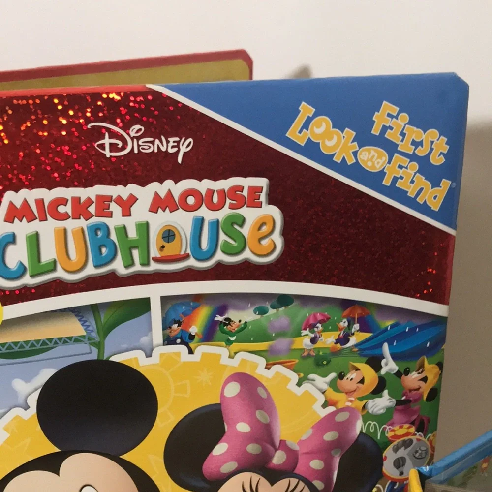 Disney Mickey book first look and find books(2) travel reading kids books